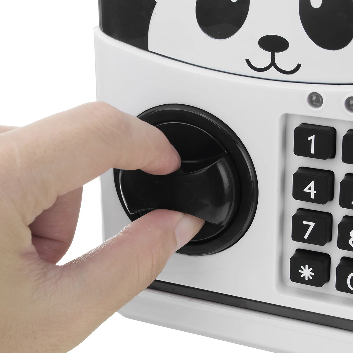 Panda Электронная Копилка, банкомат с паролем, копилка для денег, копилка для монет, копилка, сейф, Автоматический депозит, Банкнота, рождественский подарок
