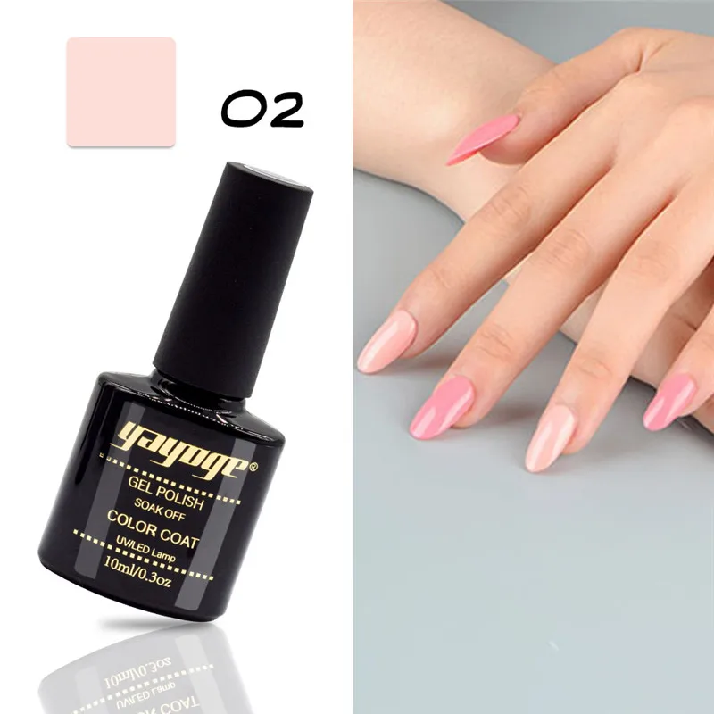 princess nude pink 2 YAYOGE Гель-лак для ногтей 10 мл/0,3 унций 122 цветов УФ-Гель-лак продукт безвкусный большой емкости стойкий гель для ногтей - Цвет: princess nude pink 2