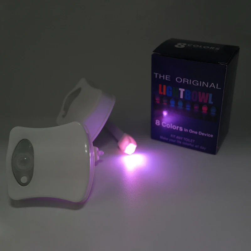Mainifire Led освещение сиденье для унитаза светодиодный ночник датчик движения