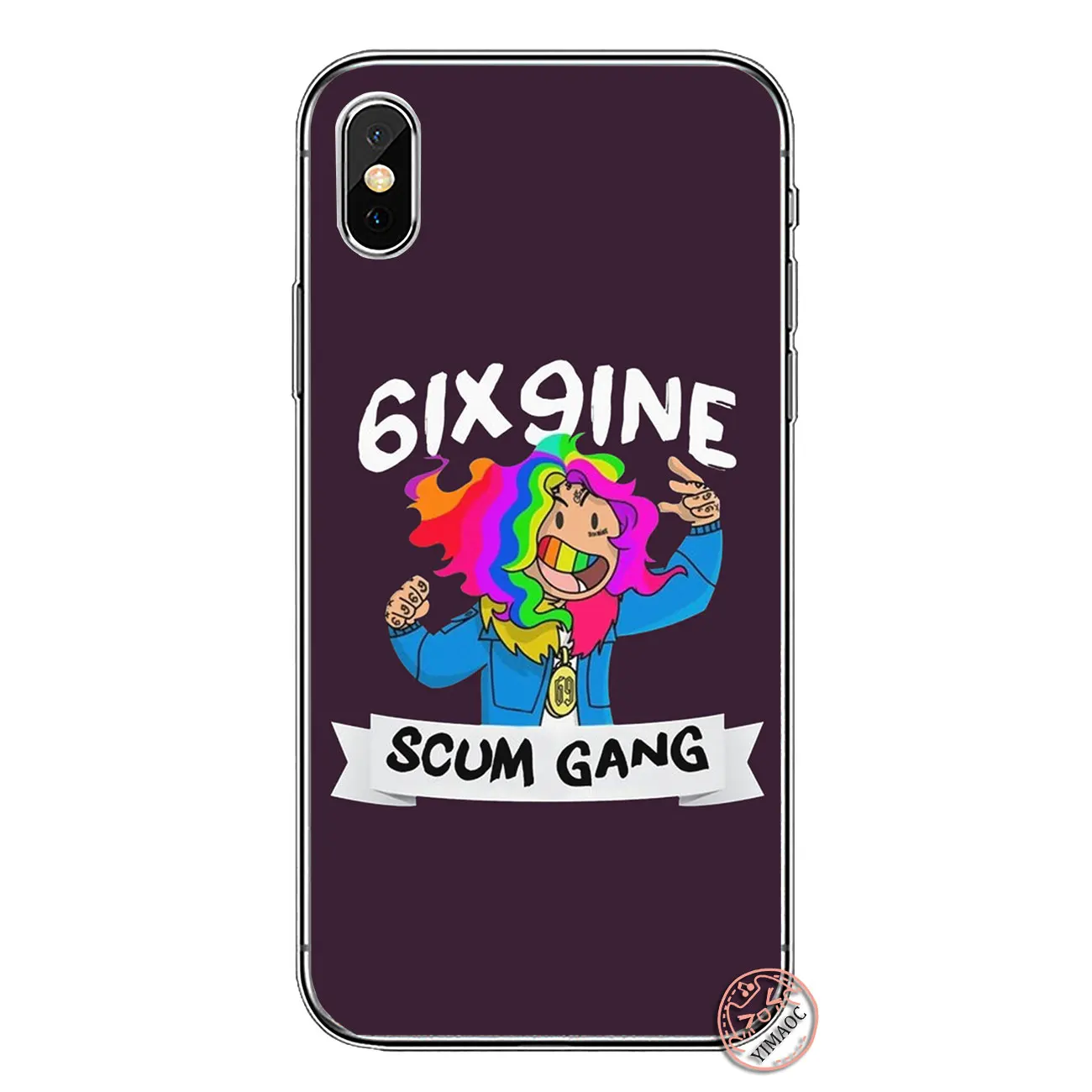 8 YIMAOC хип-хоп рэпер Tekashi 69 6ix9ine тонкий мягкий силиконовый чехол для телефона для iPhone 11 Pro X XR XS Max 6 6S 7 8 Plus 5 5S SE 10 - Цвет: 8