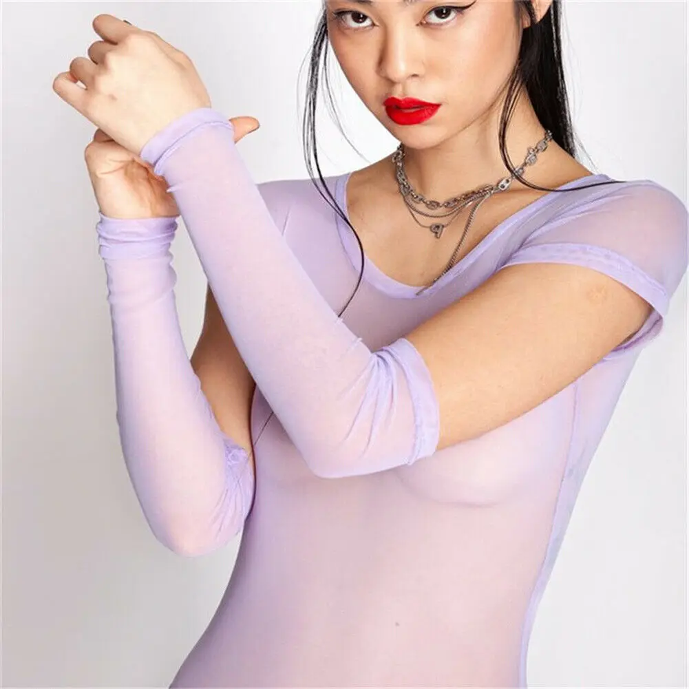 Женское прозрачное боди из тюля с открытой спиной Сетчатое бантом сексуальный