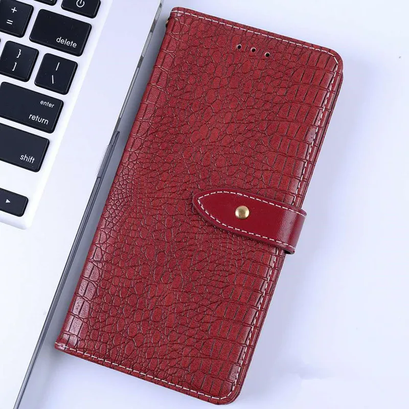 Для Vodafone Smart V8 - чехол из искусственной кожи с мягким силиконовым резиновым задним корпусом для мобильного телефона.