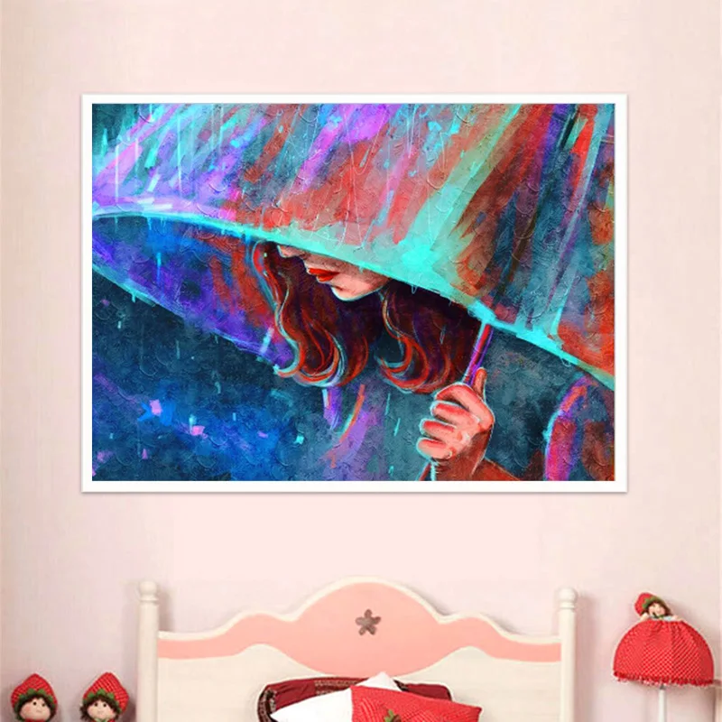 5D Diy Алмазная картина ангел персонажа Алмазная вышивка крестиком полная круглая Алмазная мозаика картина украшение дома