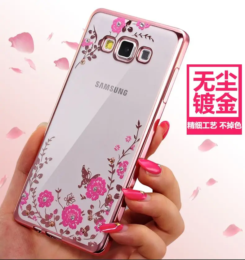 A3 горный хрусталь силиконовый чехол для samsung Galaxy 2015 A300 A300f SM-A300f 3 Роскошный блеск