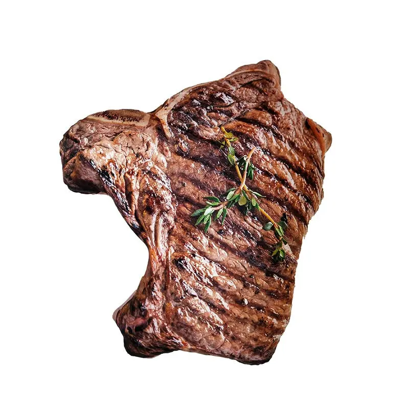 Настоящая жизнь еда плюшевая подушка жареная курица/утка стейк рыба мягкая плюшевая кукла еда игрушка забавный диван подушка девочка ребенок подарок на праздник - Цвет: C- 40cm