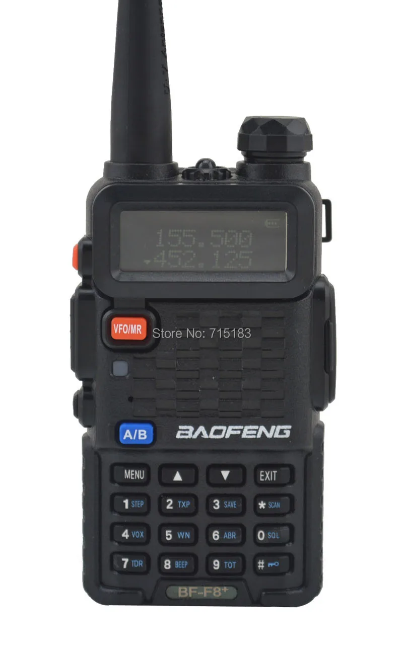 2016 Baofeng BF F8 + VHF136 174MHz & UHF400 520MHz Dual Band 5W/1W 128CH FM 65 108MHz с бесплатными наушниками