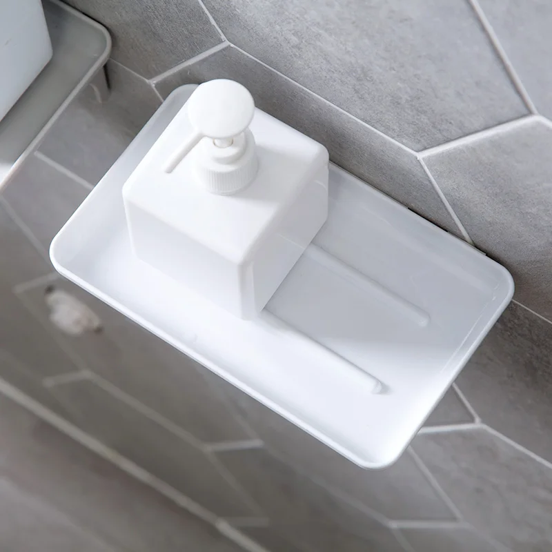 Клейкая полка для ванной настенная унитаза кухня Бесплатная стойка хранения