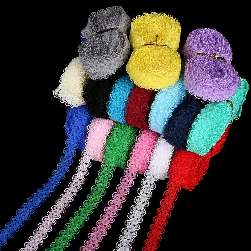 5 ярдов 1 см ширина белая кружевная лента декоративная отделка ткань для свадьбы