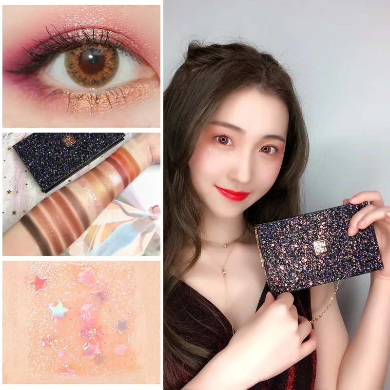 15 цветов палитра теней для век девочек матовые перламутровые сверкающие