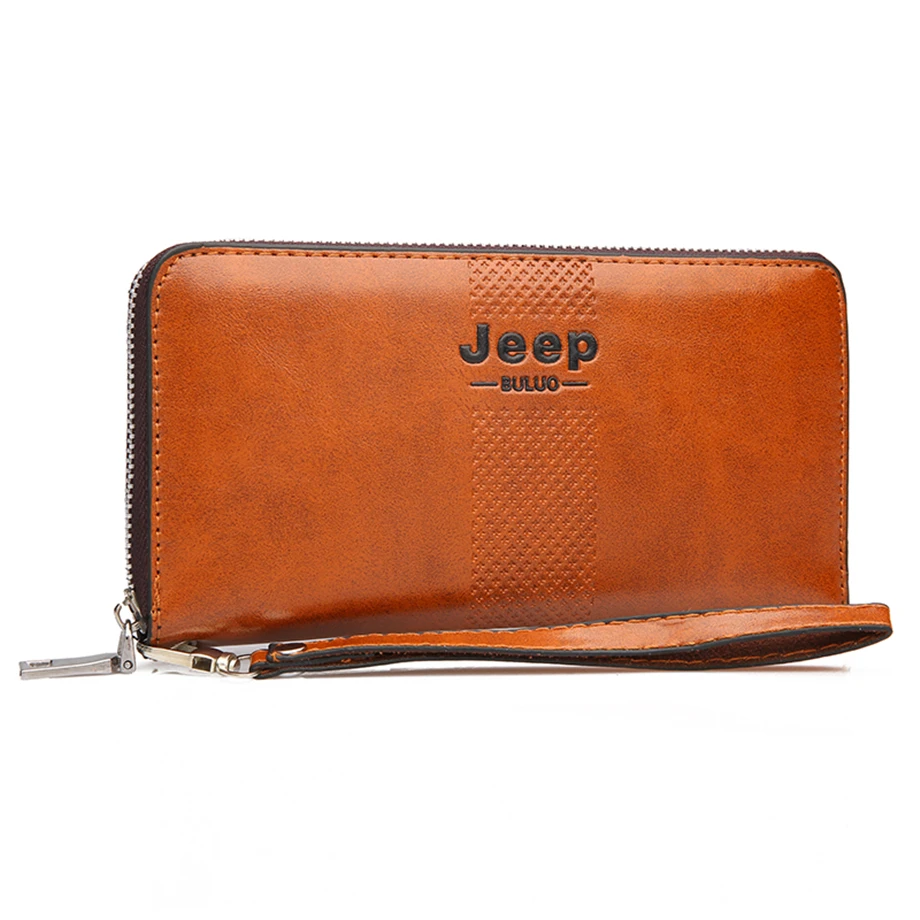 JEEP BULUO, мужской клатч, кошельки, известный бренд, Длинный кошелек, кошелек, большая вместительность, сумки, клатч, сумка для iPhone, мужская кожаная мода