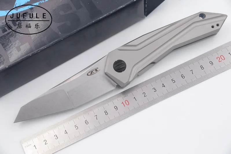 JUFULE OEM ZT0055 GTC S35VN лезвие titanium ручка шариковых подшипников Флиппер Открытый лагерь Охота инструмент складной ужин кухонный нож
