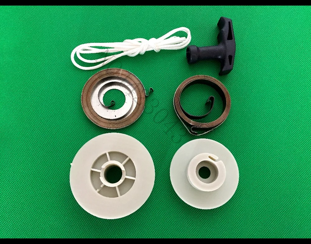 4 pawl Easy Starter Pulley & Big Small Spring Handle Grip Rope подходит для китайских 4500 5200 5800 45cc 52cc 58cc