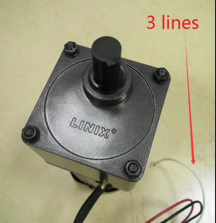 

LINIX Motor AC motor YN90-90 90JB120G15, Постоянная скорость, 3 линии, 220 В