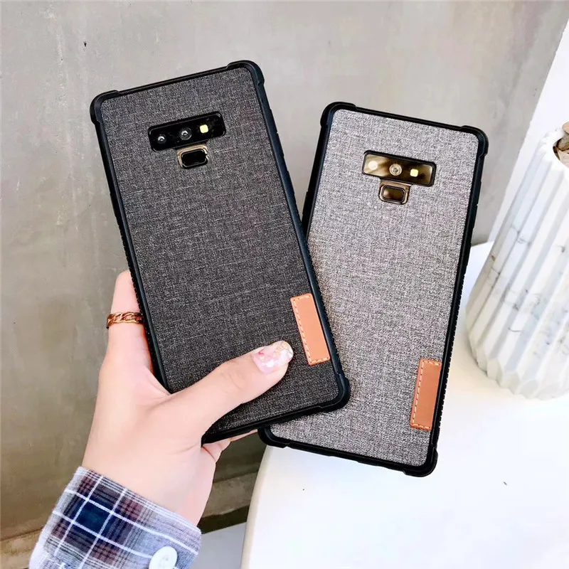 Кожаный чехол для телефона samsung note9 note8 s8/s9 plus четырехугольный ударопрочный