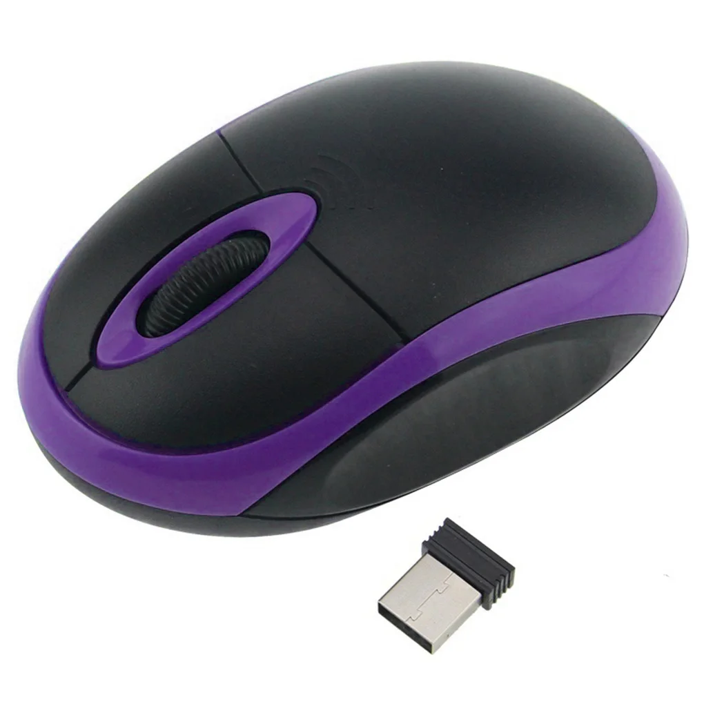 2.4G Colorful Wireless Mouse Mini Cordless Optical Mice Office Wireless Computer PC Laptop Mouse