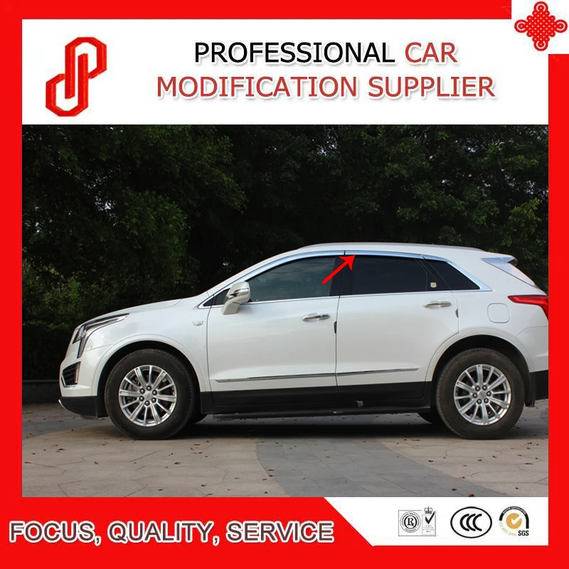 

High Quality ABS plating decorative trim vent shade rain sun wind deflector window visor for TX5 2016 2017 2018 2019