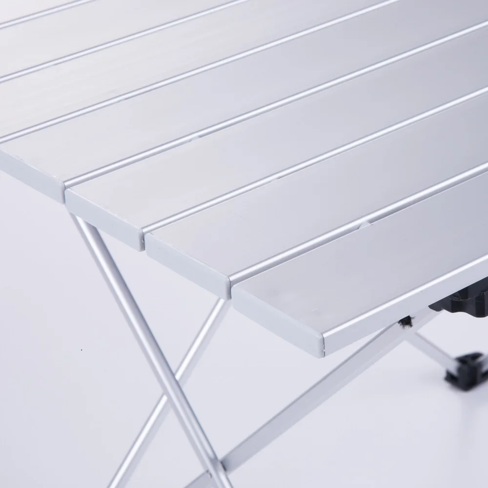 Маленький складной алюминиевый стол для кемпинга с сумкой переноски пикника на