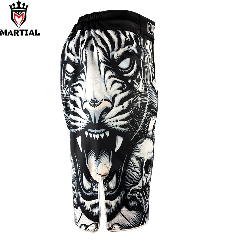 Бойцовские шорты Martial: The TIGER MMA BOXING, четырехсторонней растяжки, подходят для кикбоксинга и фитнес тренировок, мужские.