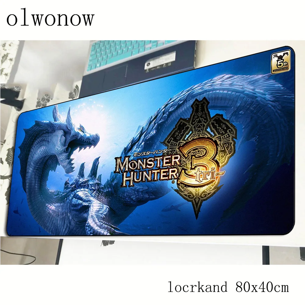 Коврик для мыши Monster Hunter 800x400x3 мм с узором HD игровой коврик классный новый