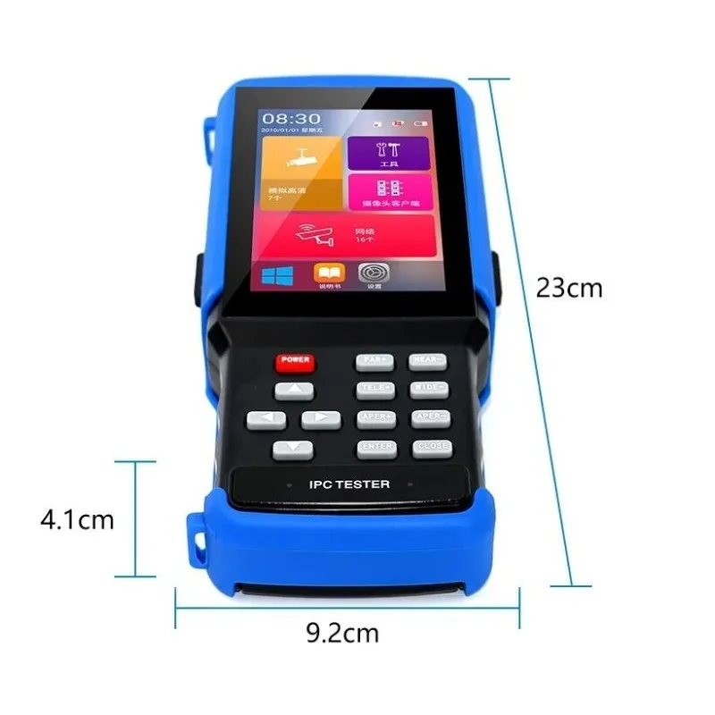 IPC9310 IPC тестер 4 3 дюйма 5 в 1 HD H.265 4K IP аналоговый CCTV монитор AHD CVI TVI CVBS камера 8MP 5MP RJ45 TDR