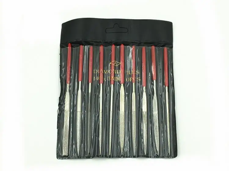 10 шт./упаковка. Алмазные напильники. Содержат разные формы. Рашпиль в