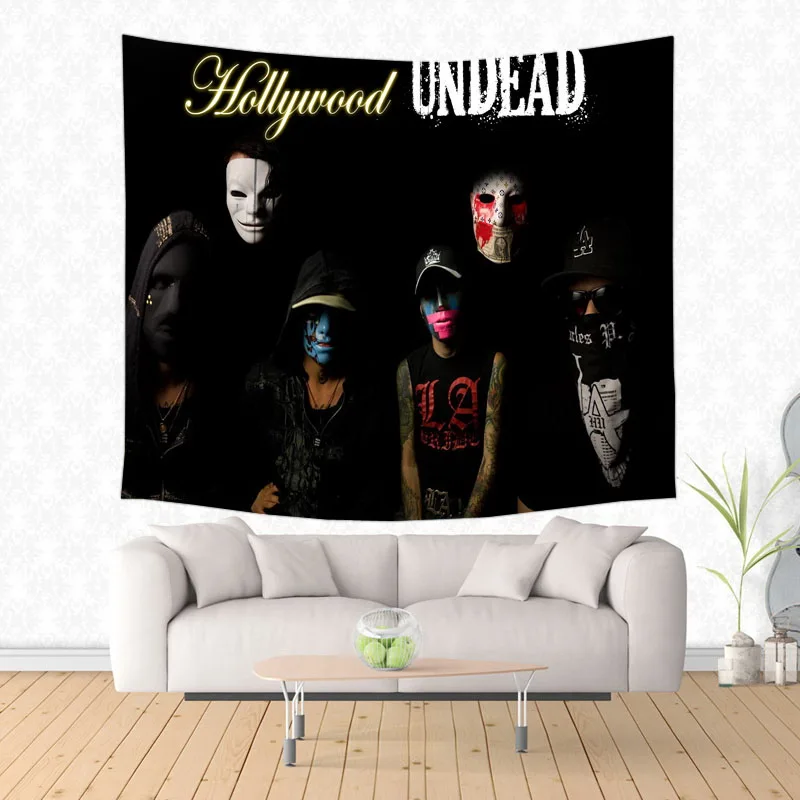 Голливудский немертвый узор гобелен Декоративный Настенный Ковер постельные