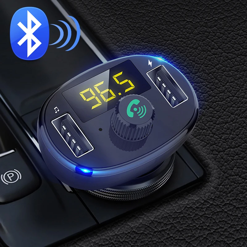Bluetooth 4 2 MP3 плеер гарнитура автомобильный комплект FM модулятор передатчик
