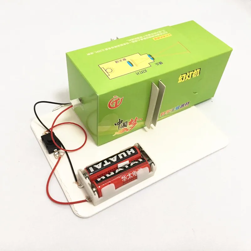 Happyxuan DIY бумажный скользящий проекционный комплект оптическое Образование Дети DIY проект эксперимент физика обучающая модель стоматолога помощь игрушка для обнаружения