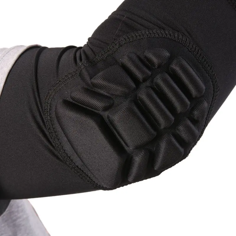 Новинка, защитные гетры для рук, баскетбольные рукава, соты, анти-столкновения, Нескользящие компрессионные налокотники, нарукавники, Спортивная Повязка безопасности