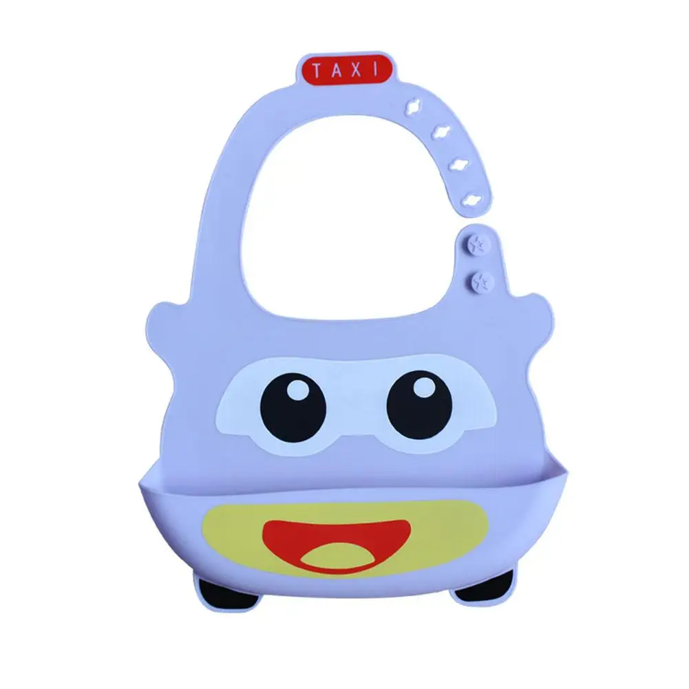 Baby Girls&ampBoys Silicone Saliva Towel Monkey Print Waterproof Bib Leakage-proof 3D Large Three-dimensional Rice Bowl Bibs | Детская