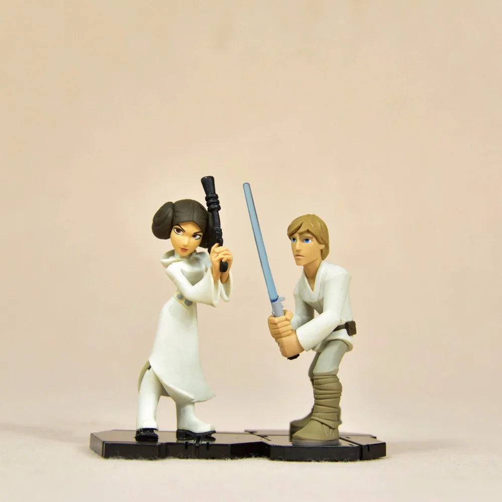 Экшн-фигурки принцессы Leia органа соло Люк Скайуокер игрушечные куклы подарок для