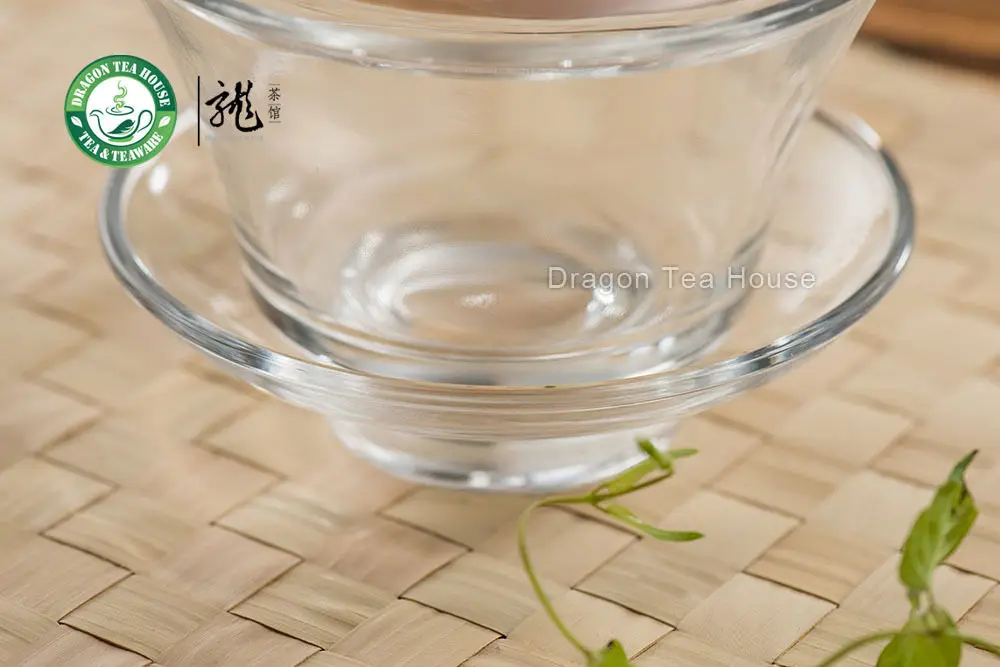 Высококачественный большой традиционный чай Gongfu из прозрачного стекла Gaiwan 170 мл 5