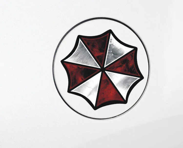 2 * Шт Корпорации Umbrella Resident Evil Личность Мультфильм Клей Стикер Автомобиля