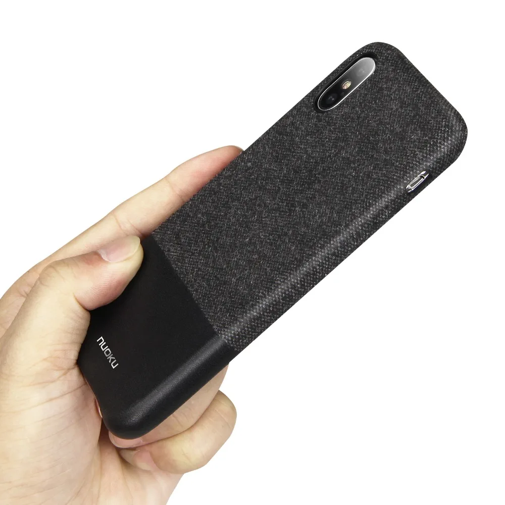 Роскошный чехол для телефона из натуральной кожи iPhone 7 8 Plus X деловая мягкая задняя