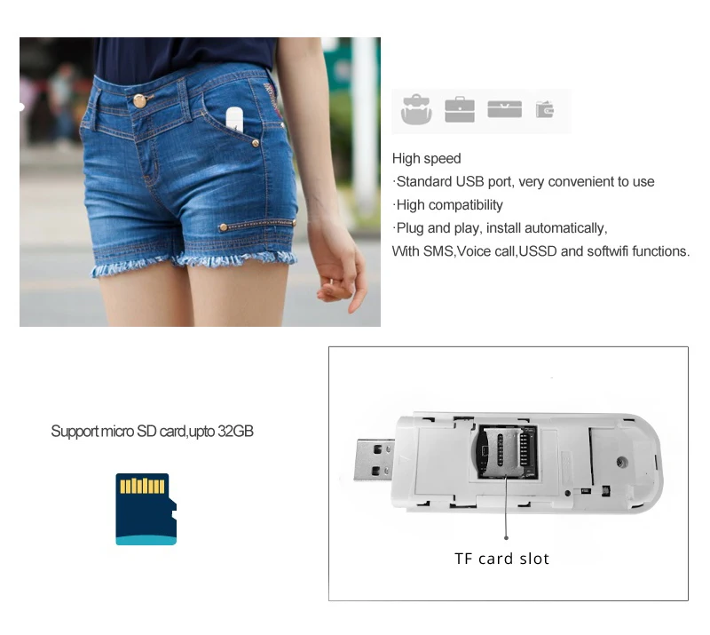 Cioswi беспроводной usb sim ключ универсальный модем для ноутбука внешний 150 Мбит/с lte Модем wifi B20 Qualcomm MDM9207 Быстрая
