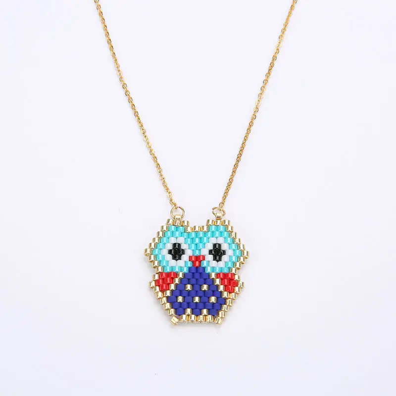 SHINUSBOHO Мультфильм Сова ожерелье для женщин Миюки бусы цепь чокер детские подарки