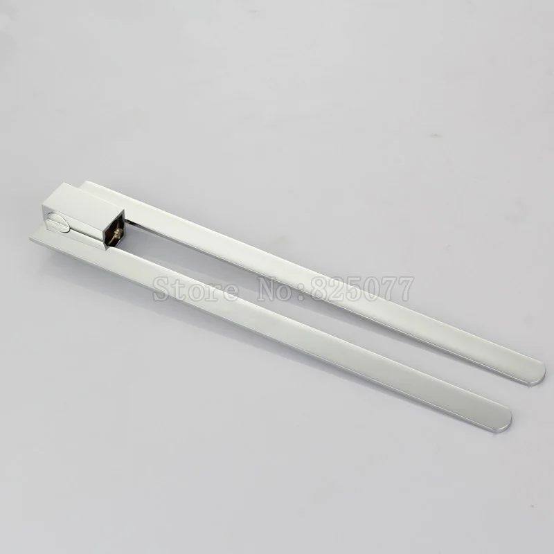 Медная хромированная Поворотная вешалка для полотенец держатели отделка