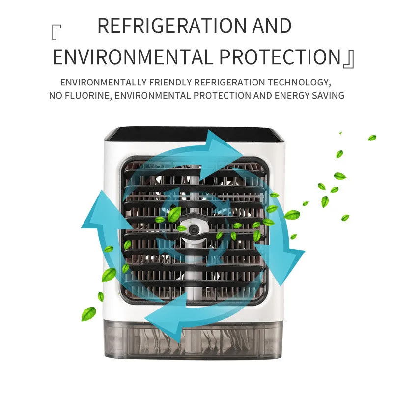 Мини Персональный кондиционер вентилятор USB охладитель воздуха запотевающий