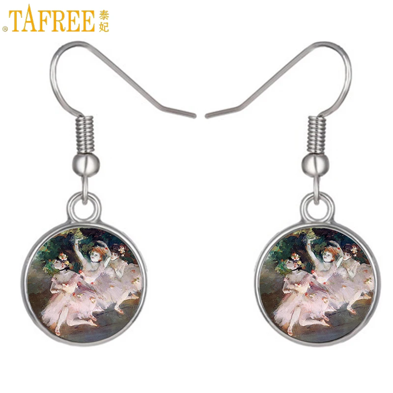 TAFREE элегантные балетки серьги капли в винтажном стиле В этническом Балетки для