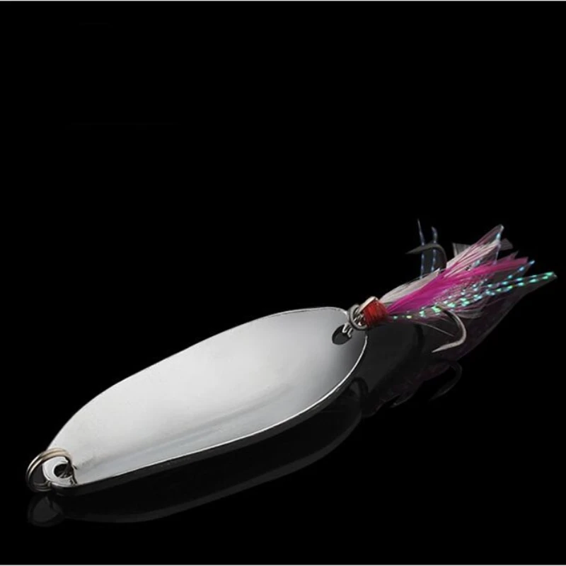 1 шт. цвета: золотистый серебристый металлическая блесна приманка 5g 8g 12 г для