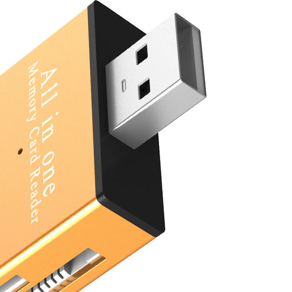 Устройство для чтения карт usb Флэш диск мини usb памяти легкий USB2.0 4-в-1 компактный флэш-накопитель карта памяти для устройства чтения sd-карт TF карты памяти MicroSD карта MS z65