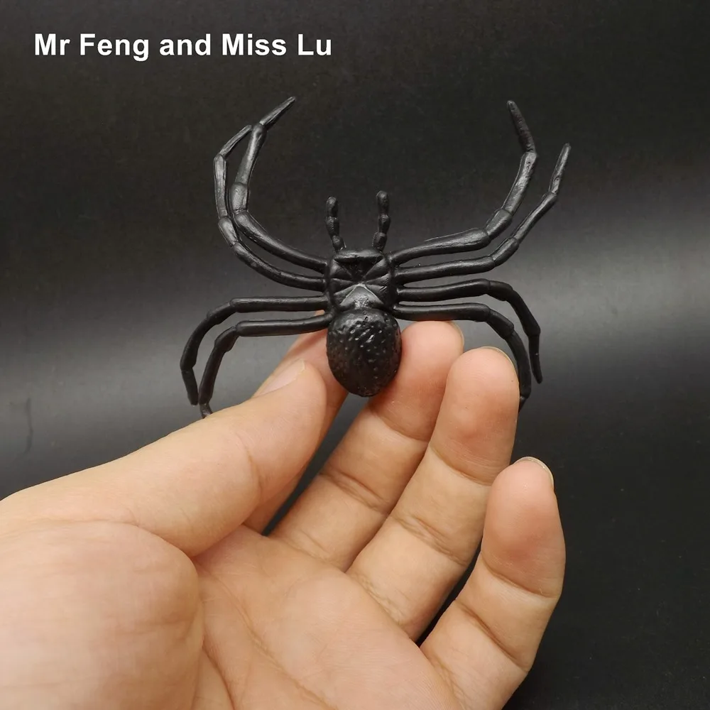 Пластиковый паук Хэллоуин ночное украшение фестивавечерние Смешные шутки