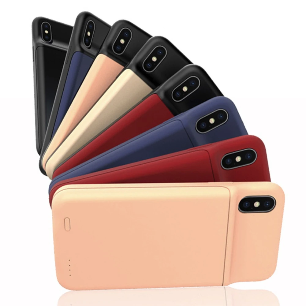 For Iphone 6 Plus Battery Case 4000 Mah Anti-Fingerprint Wireless Charging 6s 7 8 Bank | Мобильные телефоны и аксессуары