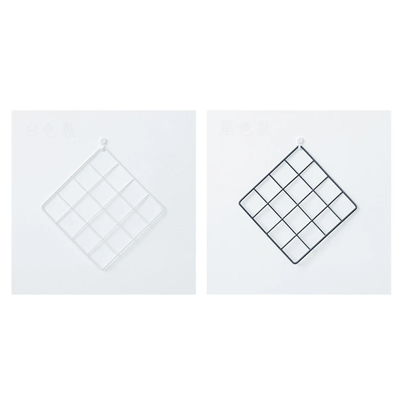 Металлическая сетчатая настенная решетка для фотографий картины открытки