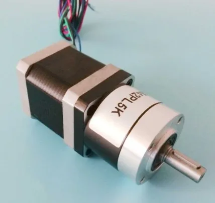 

High Torque Planetary Gearbox NEMA17 Geared Stepper Motor 640oz-in Gear Ratio 5:1 10:1 48mm Body Length
