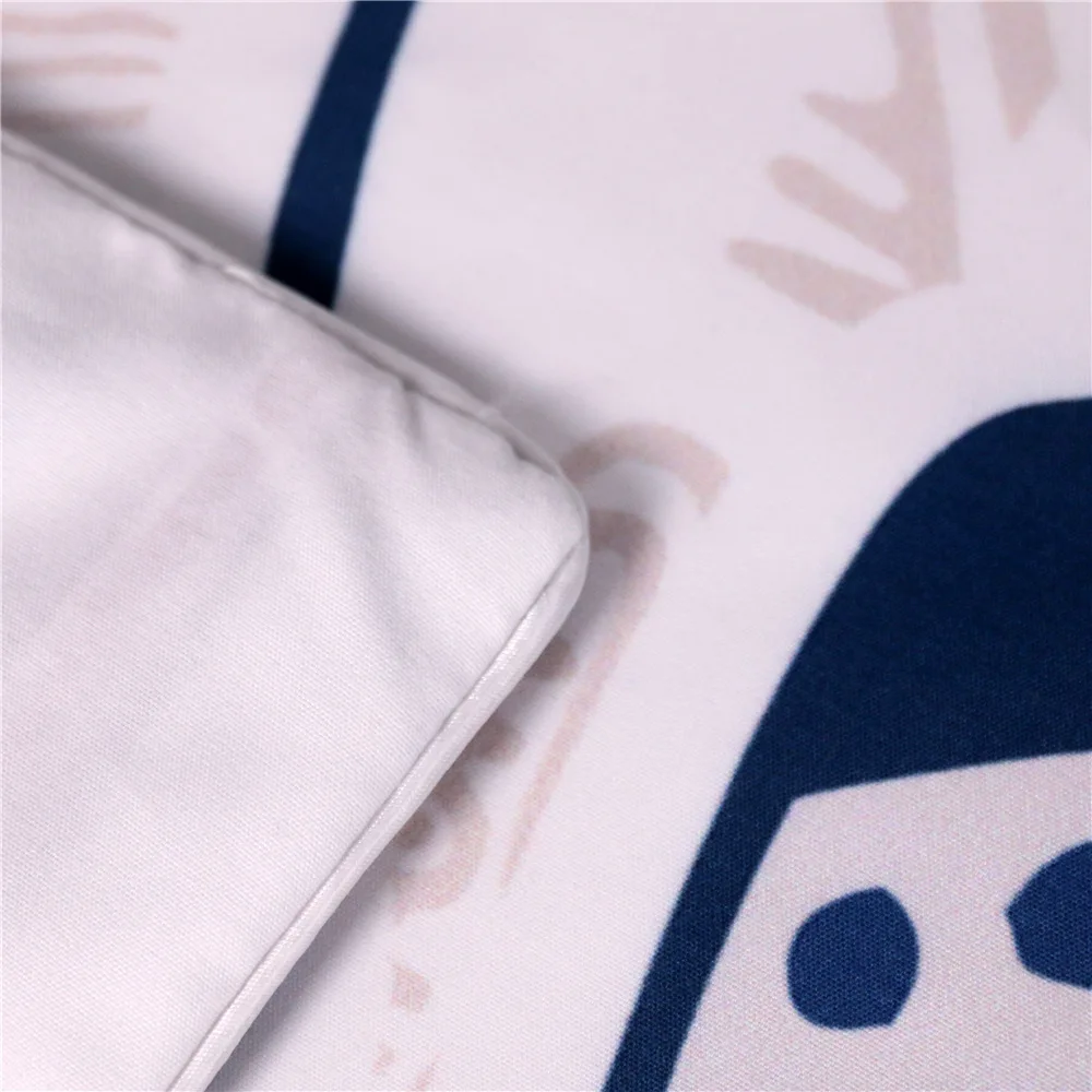 Голова быка череп пододеяльник набор иллюстрация Скелет бык покрывало наволочка