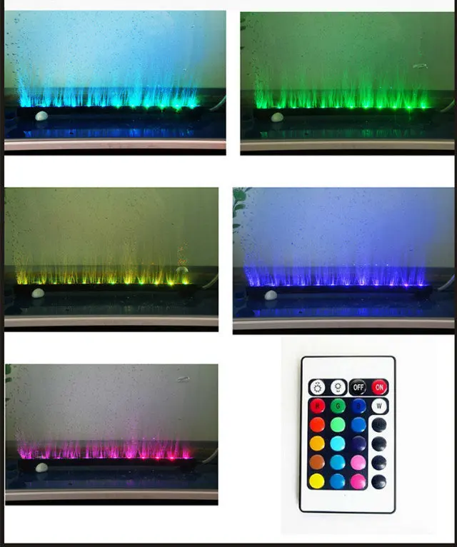 Вечеринка сувениры аквариумный светодиодный светильник 46 см 5050 RGB для аквариума