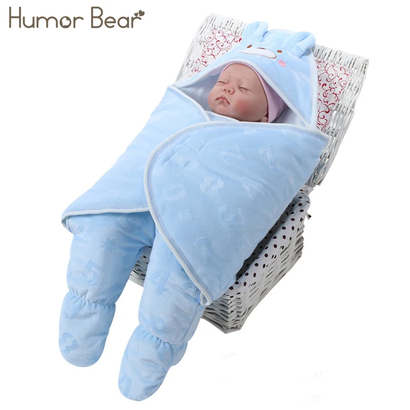 Humor Bear/детский спальный мешок, зимний конверт для новорожденных, теплый спальный мешок, хлопковый детский спальный мешок