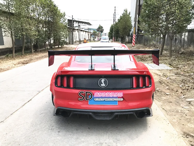 Подходит для крыльев спойлера из углеродного волокна FORD mustang GT VOLTEX|Спойлеры и