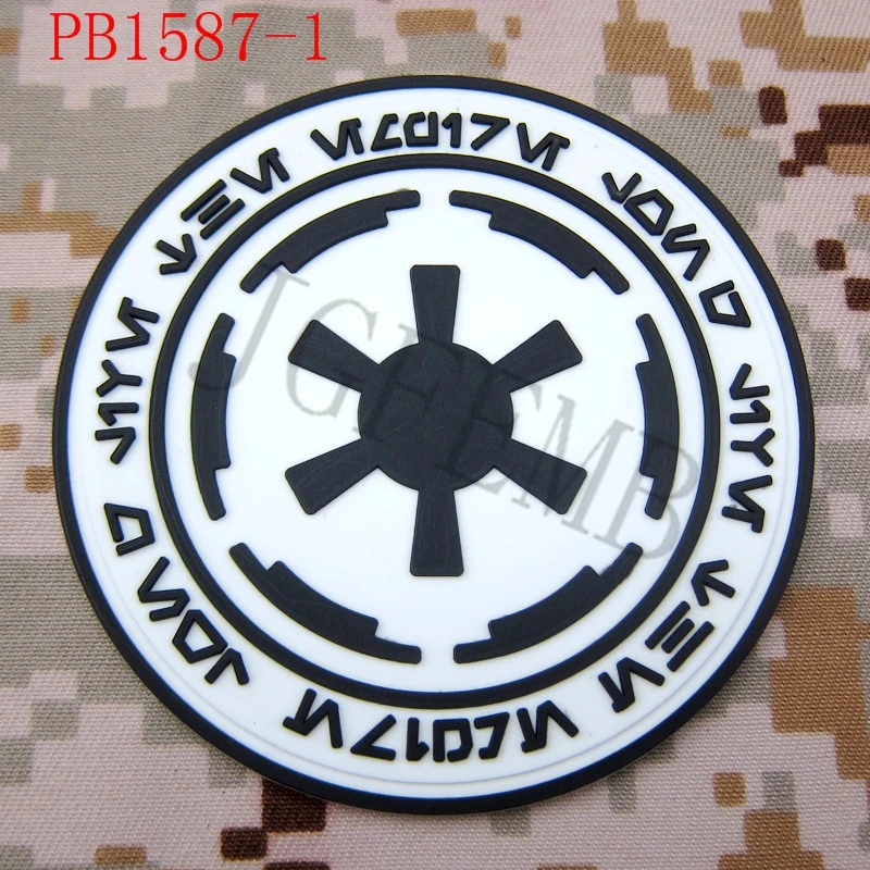 Имперская Галактическая Империя логотип военный боевой дух 3D ПВХ патч